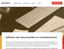 Tablet Screenshot of praclox.nl